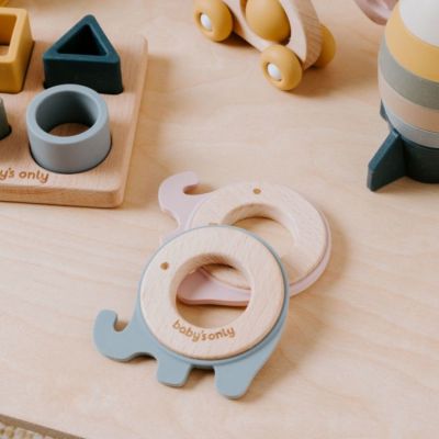 Baby's Only Bijtring Olifant Oud Roze