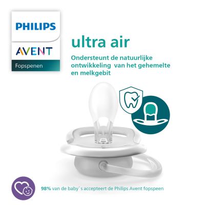 Philips Avent Fopspeen Ultra Air Roze Paars 6-18 Mnd