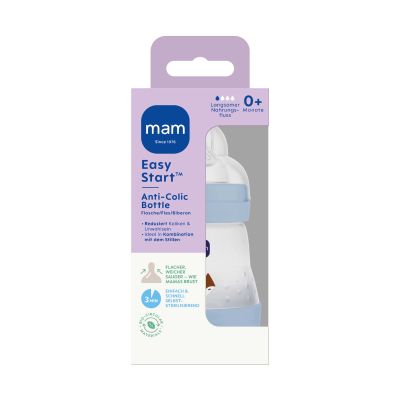 MAM Easy Start Anti-Colic Babyfles - 160 ml - Blue