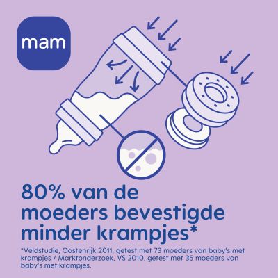 MAM Easy Start Anti-Colic Babyfles - 320 ml - Lila MAM Easy Start Anti-Colic Babyfles - 320 ml - Lila