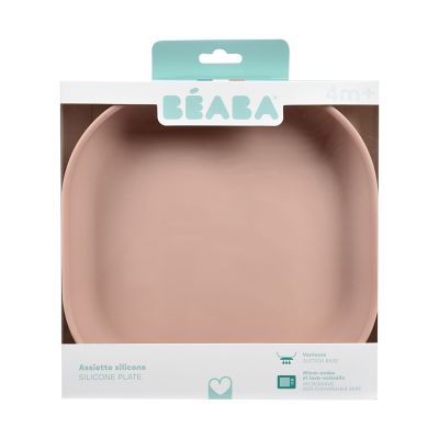 Beaba Siliconen Bord met Zuignap - Cotton Candy