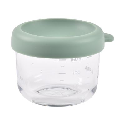 Beaba Bewaarpotje Glas - 150 ml - Sage Green 