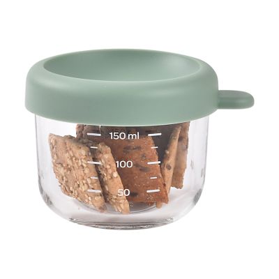 Beaba Bewaarpotje Glas - 150 ml - Sage Green 