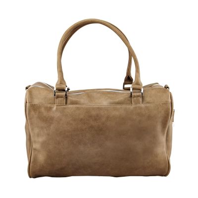 Isoki Double Zip Satchel - Latte