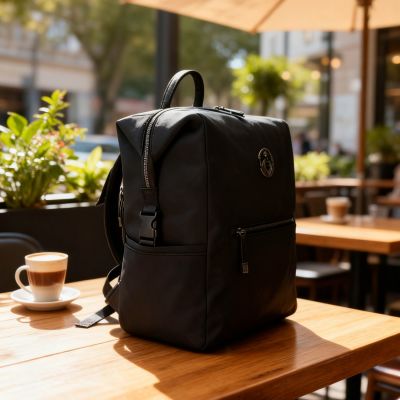 Isoki Luiertas Rugzak - Newport Neoprene - Black Isoki Luiertas Rugzak - Newport Neoprene - Black