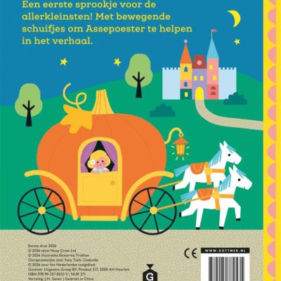 Gottmer Kartonboekje - Het Sprookjespad - Assepoester