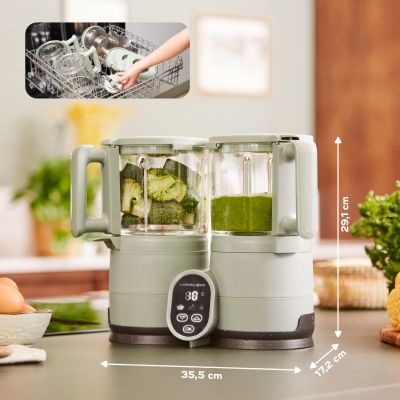 Babymoov Nutribaby Stoomkoker - Glass - Celadon Green 