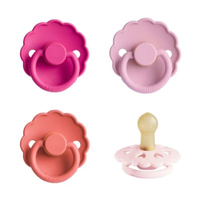 Frigg Fopspenen - 4-Pack - Rosy Romance - Latex - 0–6 Mnd
