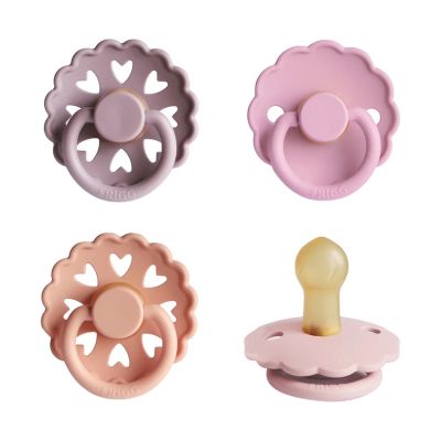 FRIGG Fopspenen - 4-Pack - Sunset Bliss - Latex - 0-6 Mnd
