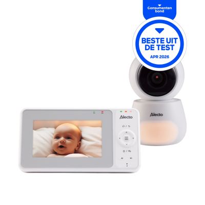 Alecto Babyfoon Beeld - DVM2043 - 4,3 Inch - Wit