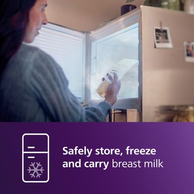 Philips Avent Bewaarzakjes Moedermelk – 180 ml – 50 Stuks