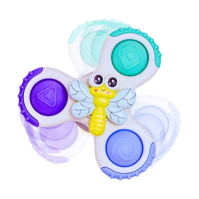 Bo Jungle Draaispeeltjes met Zuignap – 3 Stuks