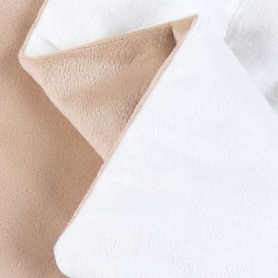 Noukie's F&O Deken - 75 x 100 cm - Veloudoux - Beige/Wit Noukie's F&O Deken - 75 x 100 cm - Veloudoux - Beige/Wit