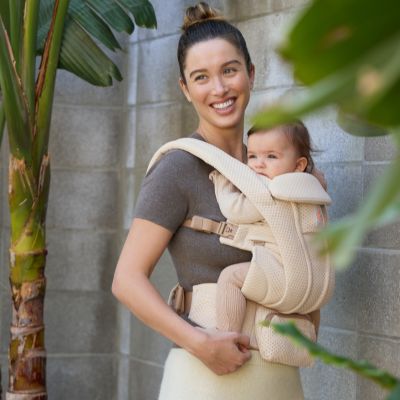 Ergobaby Omni Deluxe Mesh Draagzak - Natural Beige