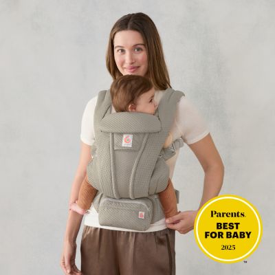 Ergobaby Omni Deluxe Mesh Draagzak - Soft Olive Ergobaby Omni Deluxe Mesh Draagzak - Soft Olive