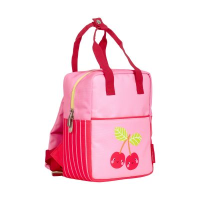 A Little Lovely Company Little Square Backpack - Happy Cherries A Little Lovely Company Little Square Backpack - Happy Cherries