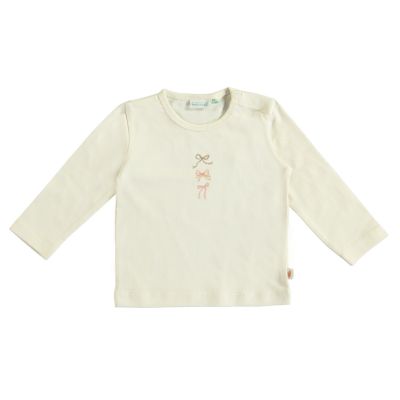 Babylook Bows T-Shirt - Buttercream