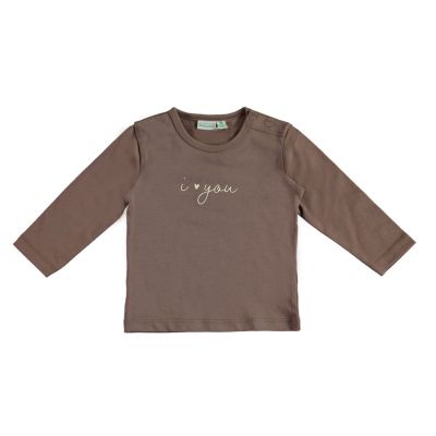 Babylook I Love You T-Shirt - Maat 68 - Deep Taupe