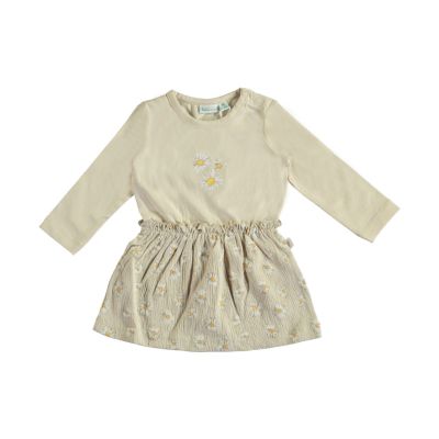 Babylook Daisies Jurk - Sandshell