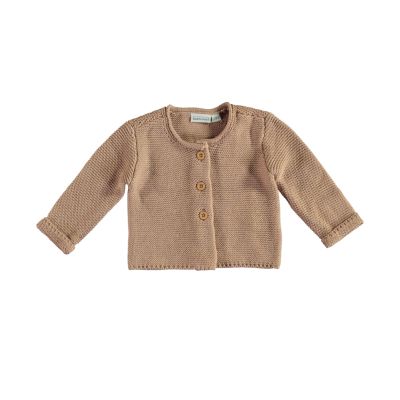 Babylook Knit Vest - Warm Taupe