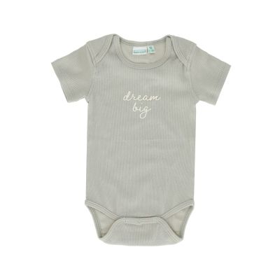 Babylook Romper Korte Mouw - Maat 50 - Mineral Grey