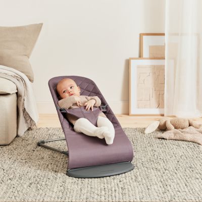 Baby Björn® Bouncer Bliss Cotton Classic Quilt Dark Purple