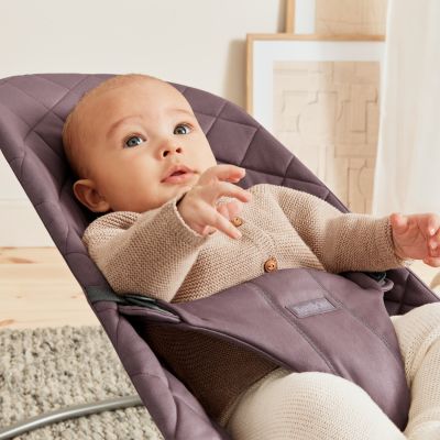 Baby Björn® Bouncer Bliss Cotton Classic Quilt Dark Purple