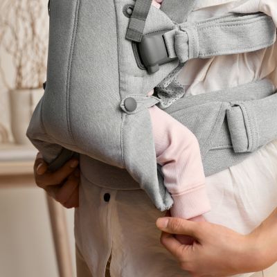 BabyBjörn Harmony Draagzak - Geweven Gemêleerd - Lichtgrijs