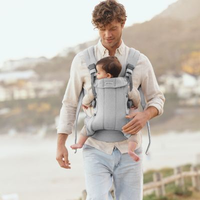 BabyBjörn Harmony Draagzak - Geweven Gemêleerd - Lichtgrijs