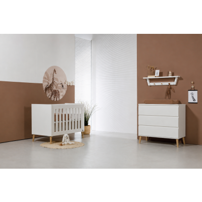 TWF Ledikant 70 x 140 - Commode - Beach Island White