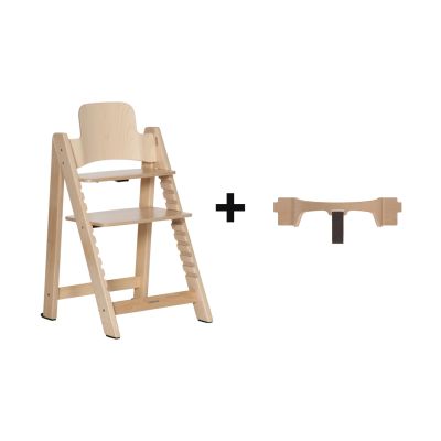 Kidsmill Up! Kinderstoel Beukenhout Incl. Houten Babyset - Naturel Kidsmill Up! Kinderstoel Beukenhout Incl. Houten Babyset - Naturel