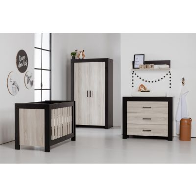 TWF Ledikant 70 x 140 Incl. Juniorzijden - Commode Brentwood