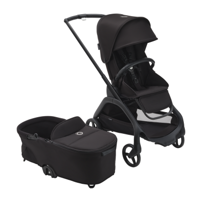 Bugaboo Kinderwagen Dragonfly Complete Black Frame / Midnight Black Bekleding