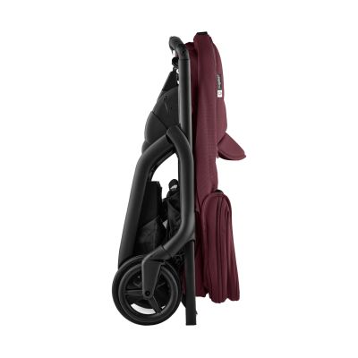 Bugaboo Wandelwagen Dragonfly Incl. Suncanopy Black / Dark Cherry - Dark Cherry