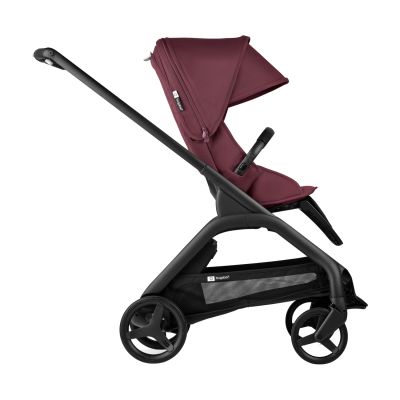 Bugaboo Wandelwagen Dragonfly Incl. Suncanopy Black / Dark Cherry - Dark Cherry