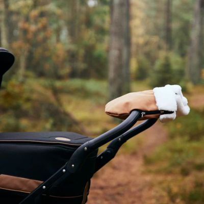 Kong Walther Kinderwagen Handschoenen - Østerbro - Faux Suede Brown