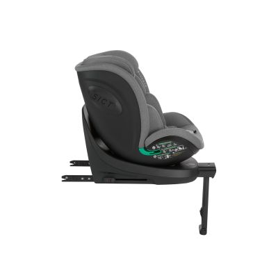 Kikkaboo Autostoel 40-150 cm i-Twist i-SIZE donkergrijs