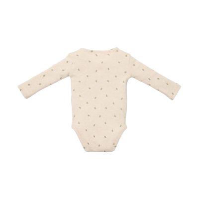 Little Dutch Romper Overslag Lange Mouw Little Farm Green Leaves 50