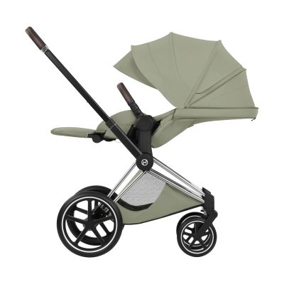 Cybex Priam 5 Style Kinderwagen 2-in-1 - Chrome Brown/Sage Green Cybex Priam 5 Style Kinderwagen 2-in-1 - Chrome Brown/Sage Green