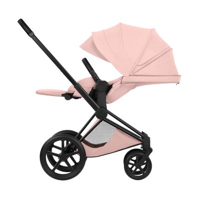 Cybex Priam 5 Style Kinderwagen 2-in-1 - Matt Black/Peach Pink Cybex Priam 5 Style Kinderwagen 2-in-1 - Matt Black/Peach Pink