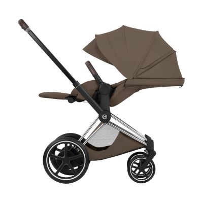 Cybex e-Priam 5 Style Kinderwagen 2-in-1 - Chrome Brown/Coconut Brown Cybex e-Priam 5 Style Kinderwagen 2-in-1 - Chrome Brown/Coconut Brown