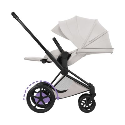Cybex e-Priam 5 Style Kinderwagen 2-in-1 - Matt Black/City Grey Cybex e-Priam 5 Style Kinderwagen 2-in-1 - Matt Black/City Grey