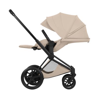 Cybex e-Priam 5 Style Kinderwagen 2-in-1 - Matt Black/Cozy Beige Cybex e-Priam 5 Style Kinderwagen 2-in-1 - Matt Black/Cozy Beige
