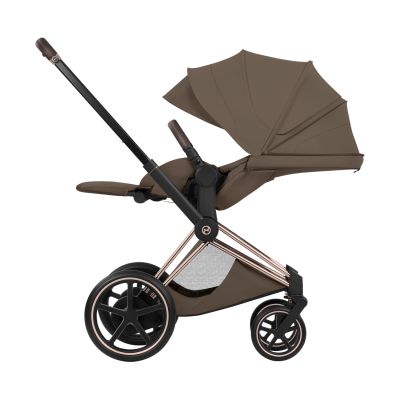 Cybex e-Priam 5 Style Kinderwagen 2-in-1 - Rosegold/Coconut Brown Cybex e-Priam 5 Style Kinderwagen 2-in-1 - Rosegold/Coconut Brown