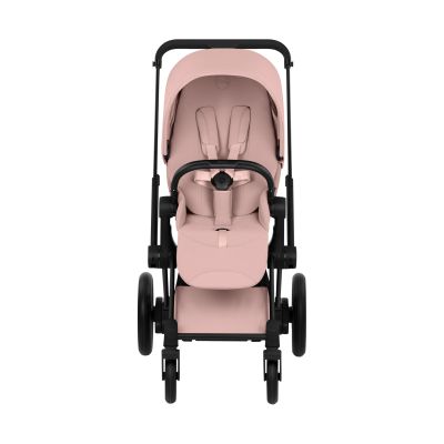 Cybex e-Priam 5 Style Kinderwagen 2-in-1 - Matt Black/Peach Pink