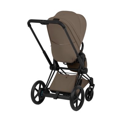 Cybex e-Priam 5 Style Kinderwagen 2-in-1 - Matt Black/Coconut Brown