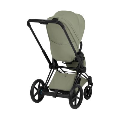 Cybex e-Priam 5 Style Kinderwagen 2-in-1 - Matt Black/Sage Green
