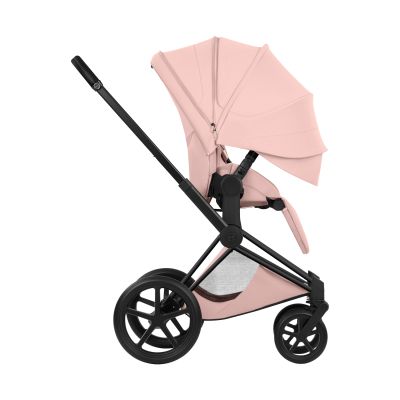 Cybex Priam 5 Style Kinderwagen 2-in-1 - Matt Black/Peach Pink Cybex Priam 5 Style Kinderwagen 2-in-1 - Matt Black/Peach Pink