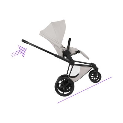 Cybex e-Priam 5 Style Kinderwagen 2-in-1 - Matt Black/City Grey Cybex e-Priam 5 Style Kinderwagen 2-in-1 - Matt Black/City Grey