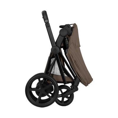 Cybex e-Priam 5 Comfort Kinderwagen 2-in-1 - Matt Black/Coconut Brown Cybex e-Priam 5 Comfort Kinderwagen 2-in-1 - Matt Black/Coconut Brown